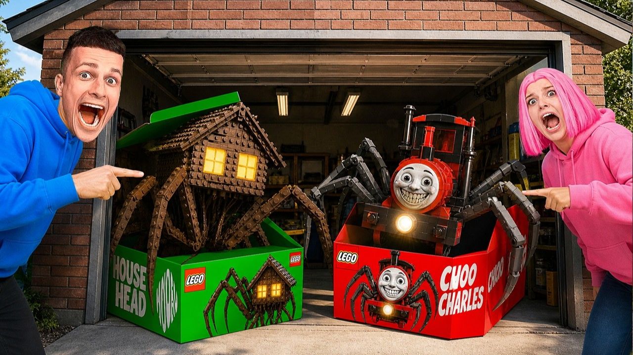 СРОЧНО! Что Внутри Гигантского Набора Choo Choo Charles И House Head!