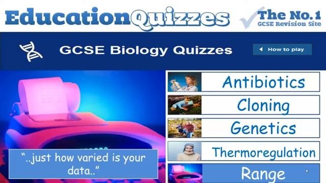 GCSE Biology - Helpful Revision From Education Quizzes