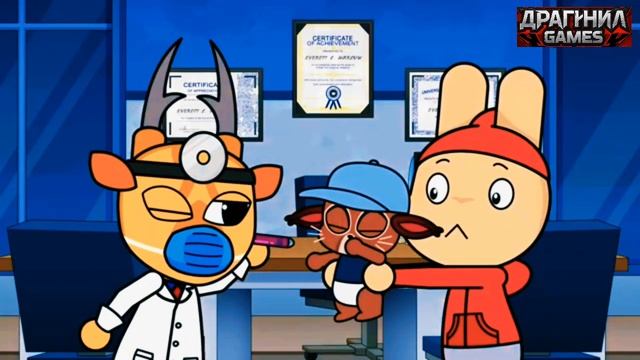 БОЛЬНИЦА ДЛЯ ЖИВОТНЫХ. ОНИ ВСЕ СТАЛИ ДЕТЬМИ! ( Animal Hospital) Анимация на русском!!!