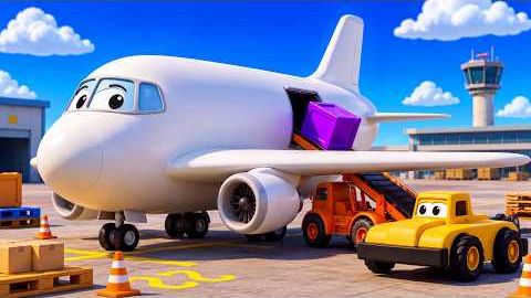 😍✈️ Мультики для детей, Гигантские Ящики Отправляются В Полёт! Грузовой Самолёт Спешит!