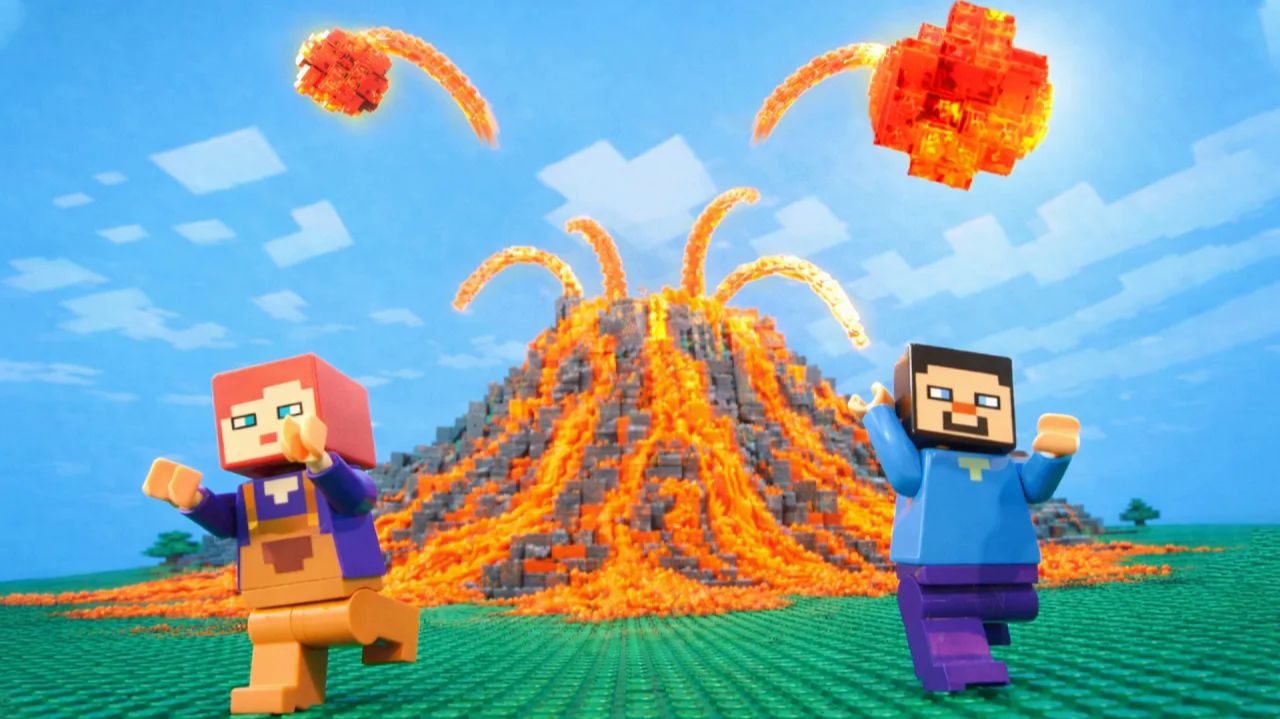 Мир LEGO Minecraft под угрозой: Выжить... или умереть!