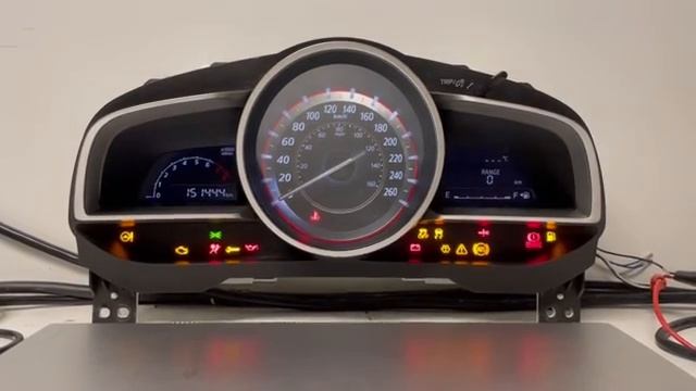 2015 MAZDA 3 USED DASHBOARD INSTRUMENT CLUSTER TEST