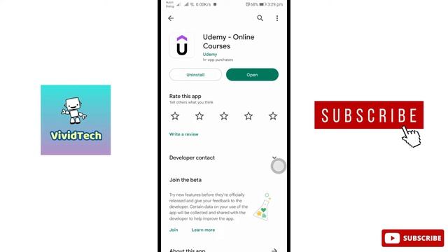 How To Fix Udemy  App Not Working Problem In Mobile Tamil | VividTech