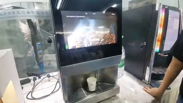 китайский торговый автомат по продаже кофе #coffeemachine #vendingmachine