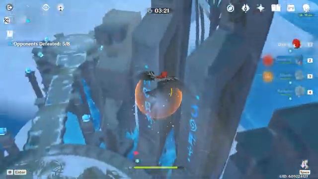 Genshin Impact - Albedo Flowerpult Launches You Into The Sky (Albedo Bug)
