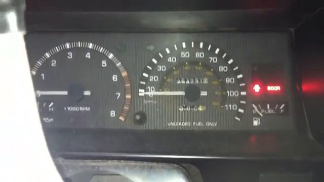 Revs inside the Trueno!