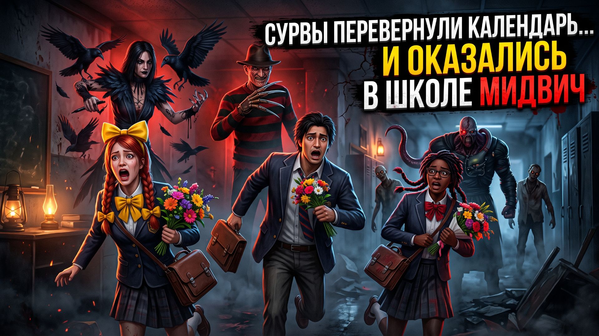 САМЫЙ СТРАШНЫЙ УЧЕБНЫЙ ДЕНЬ В DBD 3 СЕНТЯБРЯ НА МИДВИЧЕ
