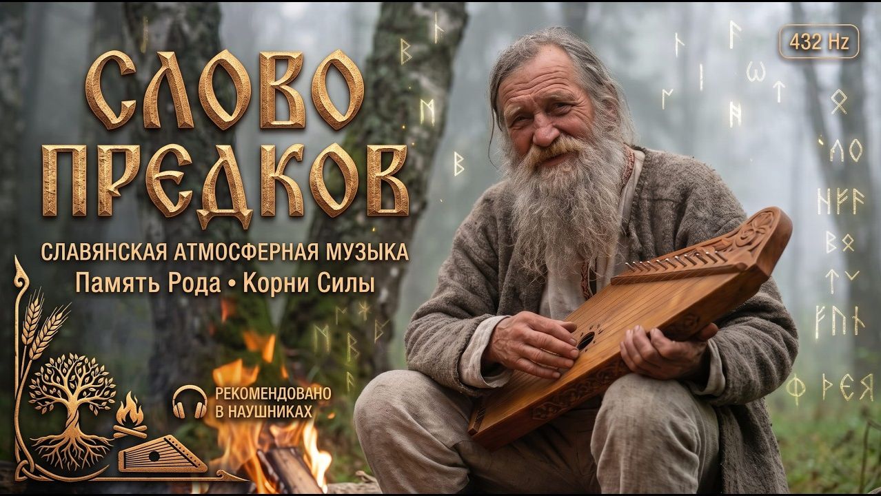 Слово Предков | Родовая Память — Славянская Музыка 432 Hz 🌈