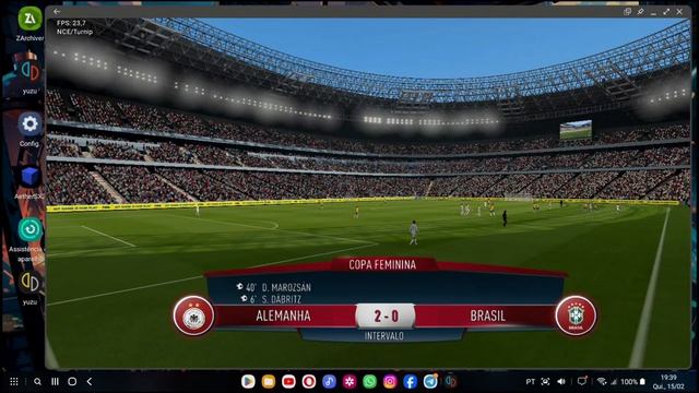 Fifa18 No Yuzu 249 Liso Do Liso 1080P Modo Dex