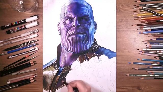 AVENGERS: INFINITI WAR. TANOS 3D Drawing
