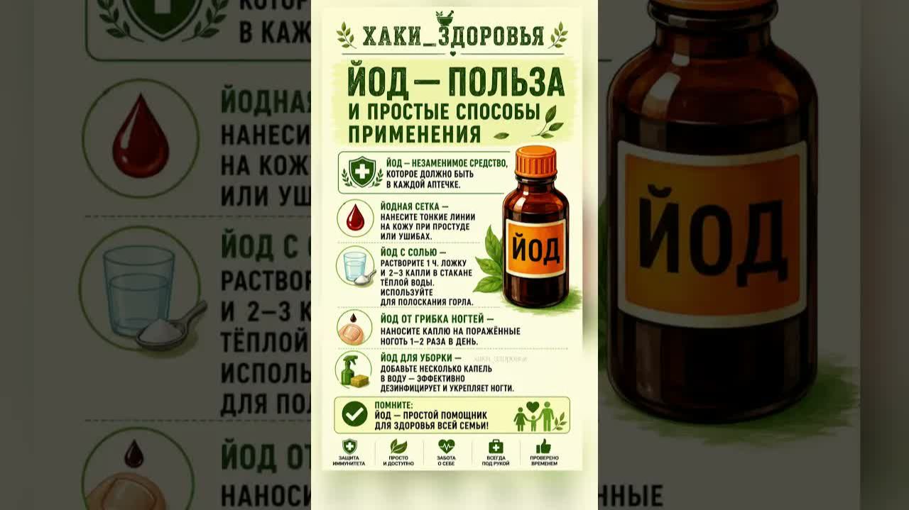 Скрытые возможности йода о чем не скажет врач