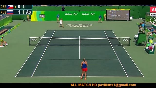 Ekaterina Makarova Vs Petra Kvitova Highlights ᴴᴰ #RIO_2016