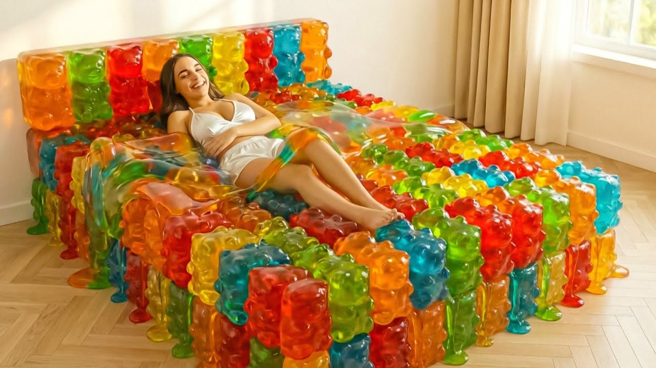Какую дикую кровать выберешь? 🌈🛌 ИИ АСМР Детские мультики смотреть