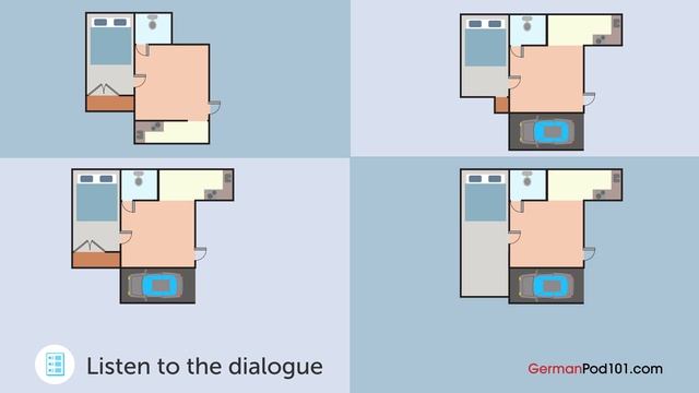 German Listening Practice - Looking At Apartments In Germany