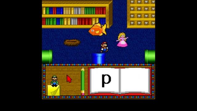 Mario's Early Years! Fun With Letters (Super Nintendo Entertainment System) Playthrough