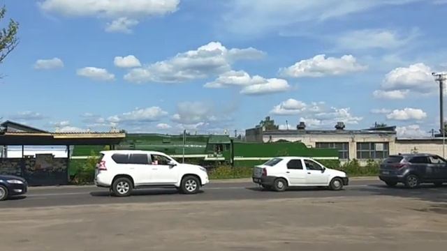 Паровоз в г. Рыбинске