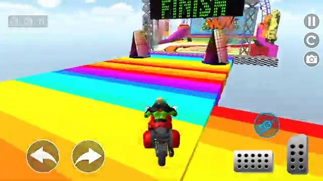 Superhero Mega Ramp Bike Stunt - Motor Racing Driver - Android GamePlay