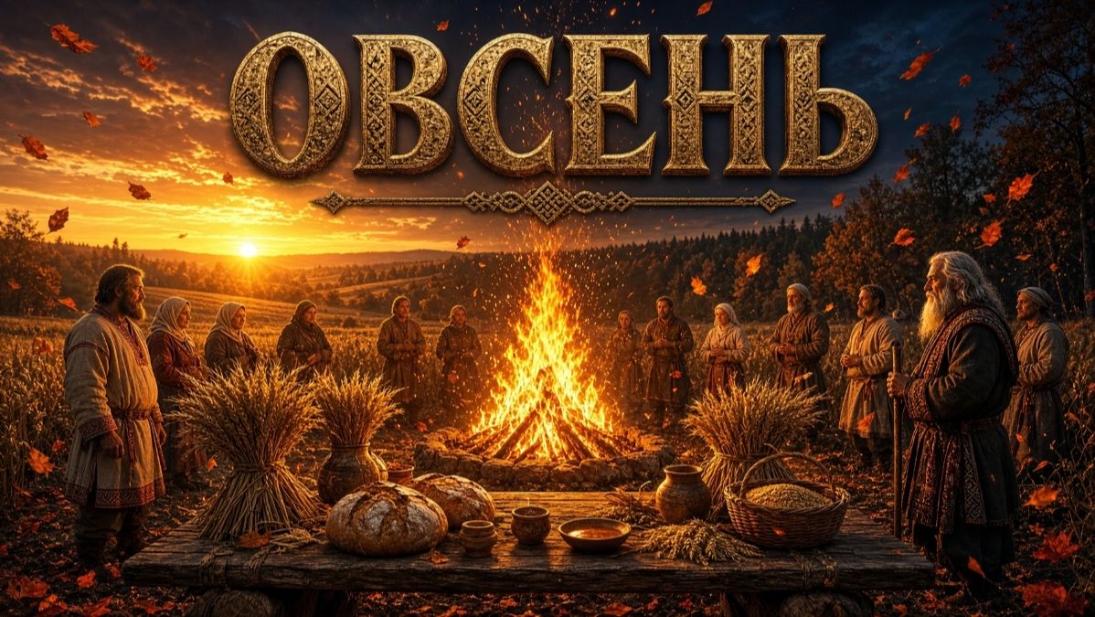 ОВСЕНЬ — Древний славянский праздник 🍂🔥 | Новолетие, огонь Предков и сила Рода | ZUBR