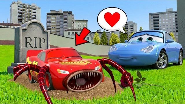 УНИЧТОЖЬ ПОЖИРАТЕЛЯ МОЛНИЙ МАККУИНА! САЛЛИ КАРРЕРА ГРУСТИТ! Garry's Mod