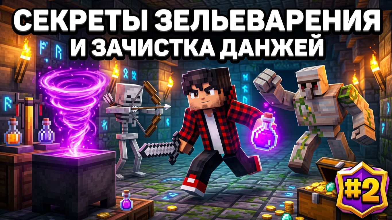 Секреты зельеварения и зачистка данжей (Кристаликс Dungeons) #2