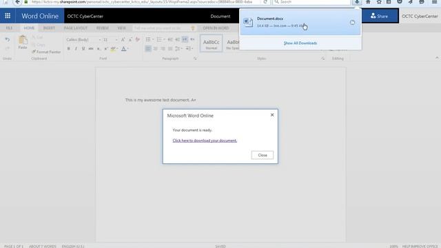 How To Save A Document In Word Online