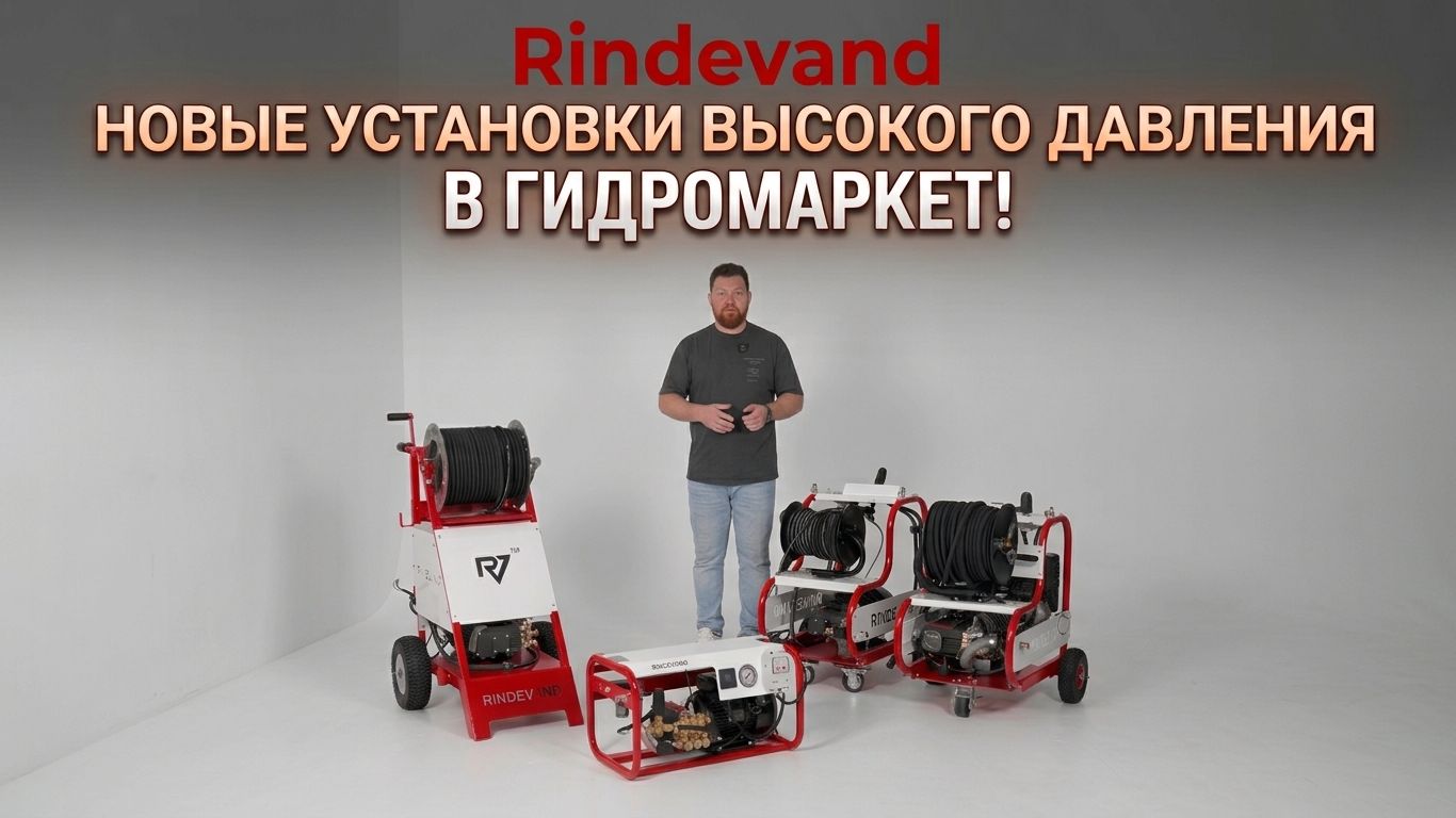 Новинки в Гидромаркете: новые установки высокого давления Rindevand! 🔥