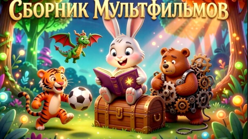 БОЛЬШОЙ СБОРНИК МУЛЬТФИЛЬМОВ! 🐻 Добрые сказки и лесные приключения для детей 0+
