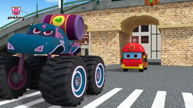 Давайте боротьсяс преступником! | @SuperRescueTeam | Песня про машины и история | Pinkfong Baby Shar