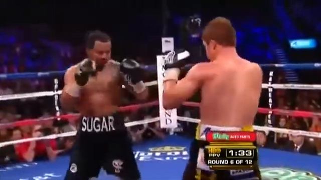 Сауль Альварес   Шейн Мозли Saul Alvarez Vs Shane Mosley Full Fight