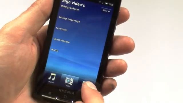 Sony Ericsson Xperia X10 Hands-on Video User Interface (Android)