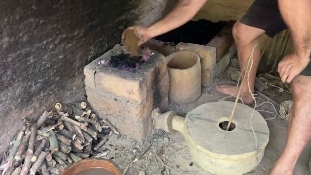 Primitive Technology Iron Prill Welding Experiment