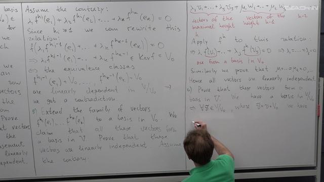 Smirnov S.V. - Linear Algebra - 24. Normal Form Of A Nilpotent Operator