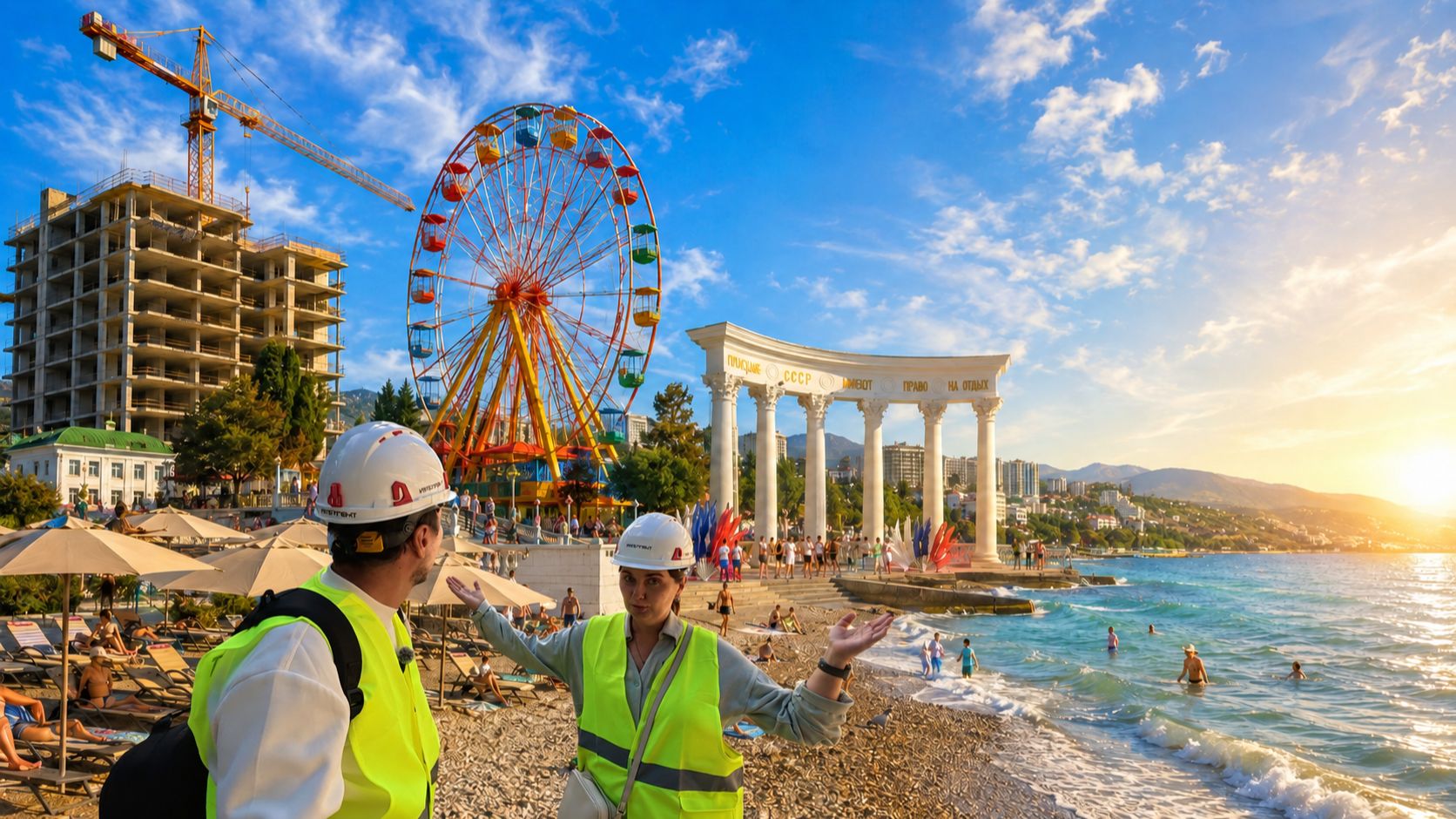 Алушта. ЧТО СТРОЯТ В ЦЕНТРЕ курорта? Обзор ЖК Парковая Резиденция. Недвижимость у моря. Крым 2026