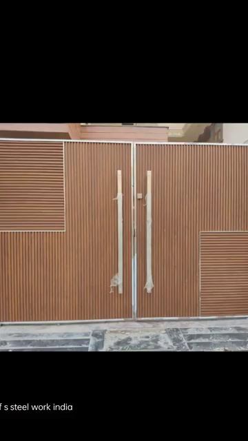 Latest Design Steel Aluminium Profile Gate, New Design 2023, Aluminium Profile Gate Rate