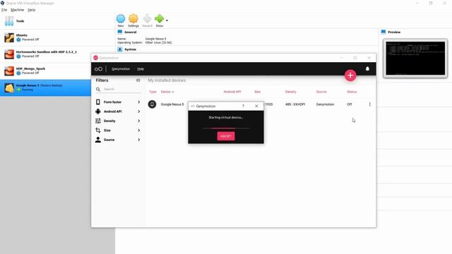 Download And Install Genymotion With Virtual Box On Windows And Launching ADB Shell