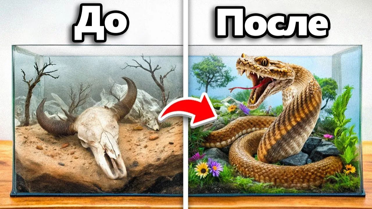 Я Преобразил Заброшенный Дом Змеи