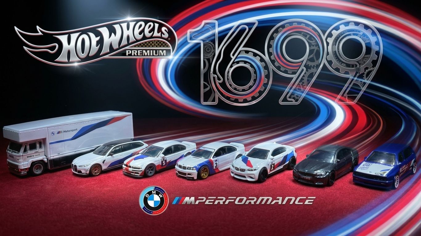 Машинки BMW Hot Wheels premium performance. Город машинок
