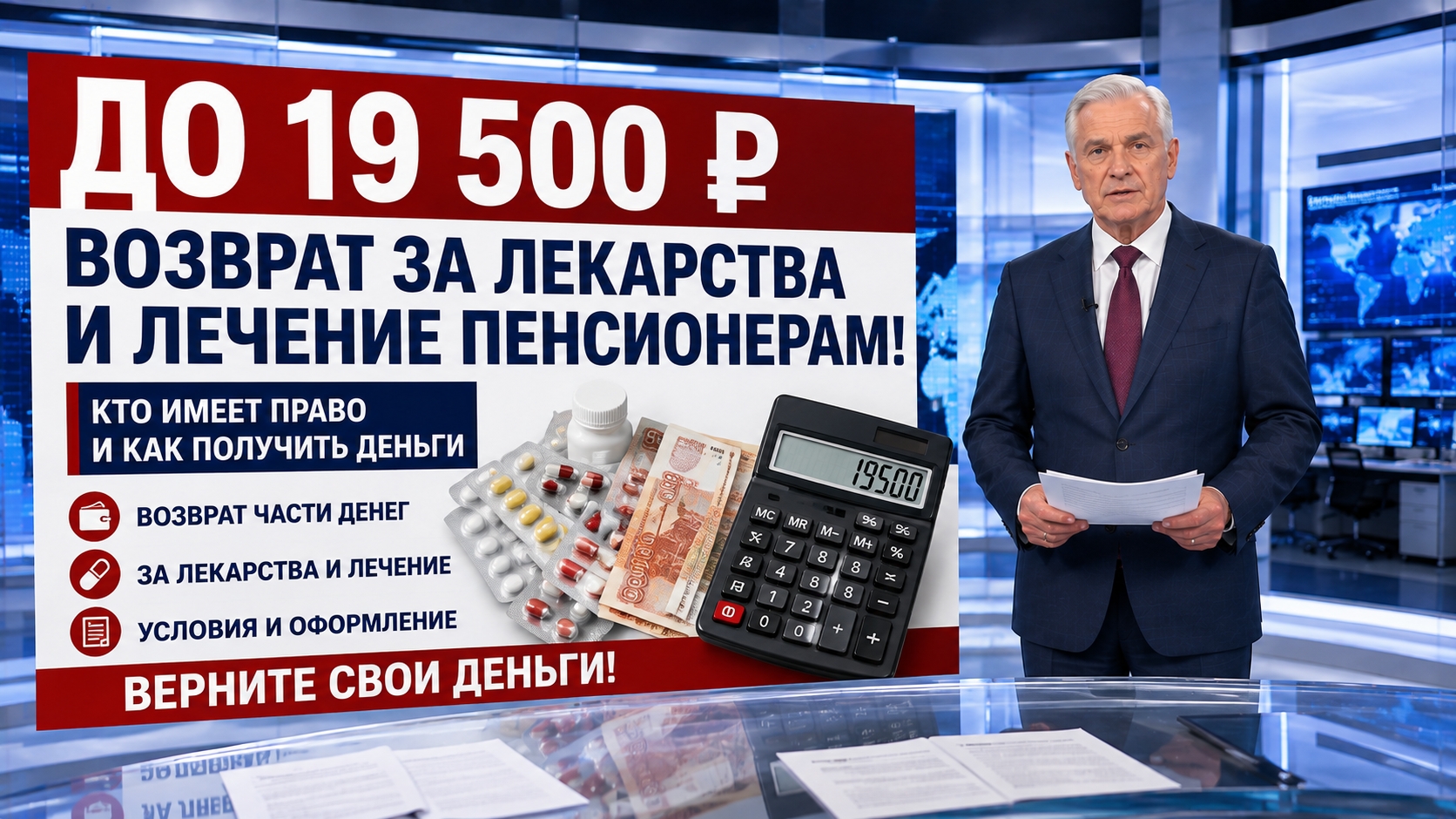Налоговый вычет пенсионерам за лекарства и лечение: как вернуть деньги и получить до 19 500 рублей