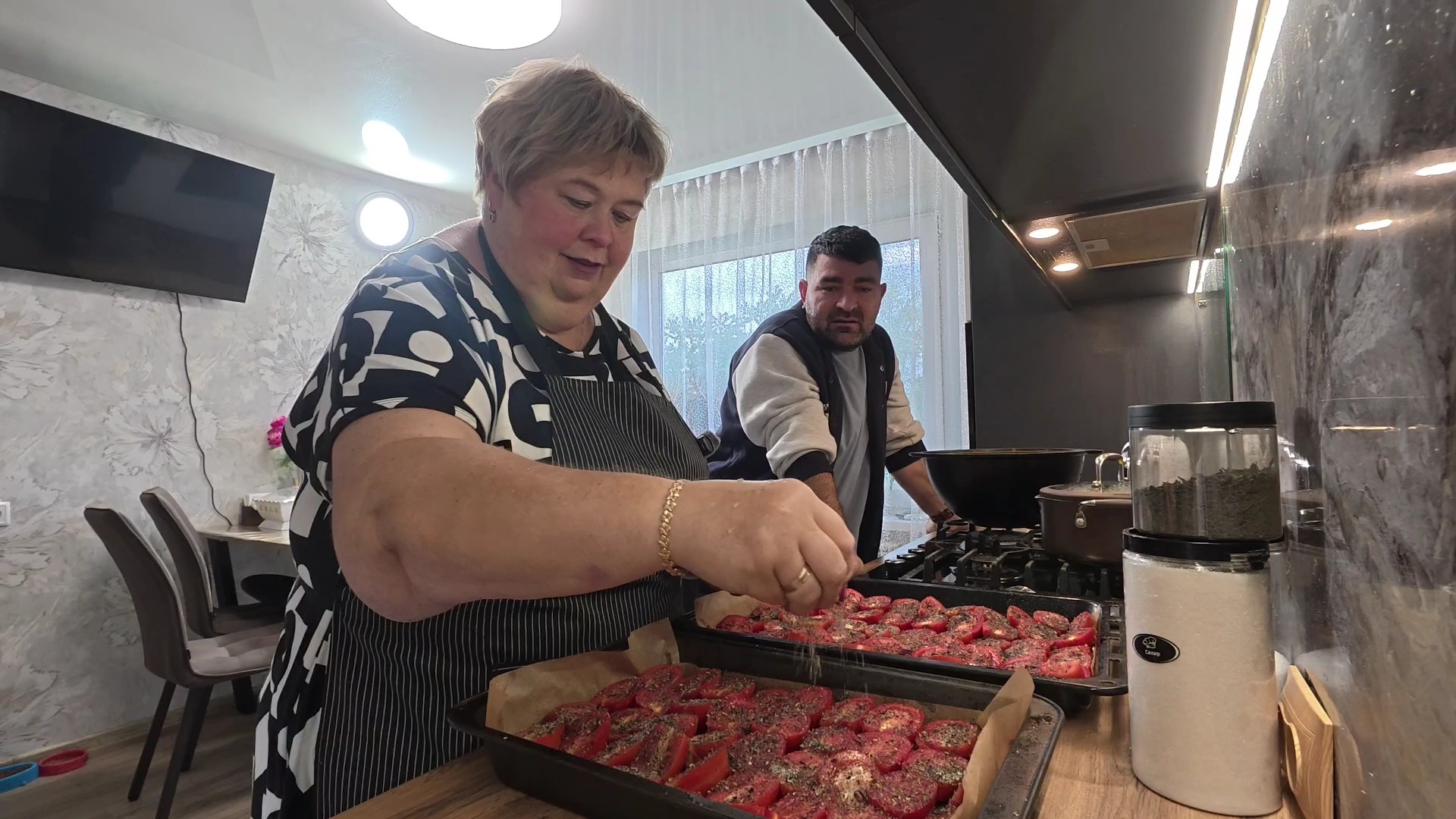 ⁣Жареные  баклажаны  с перцем на зиму. Вкусные помидоры как делала мама и вяленые помидоры.