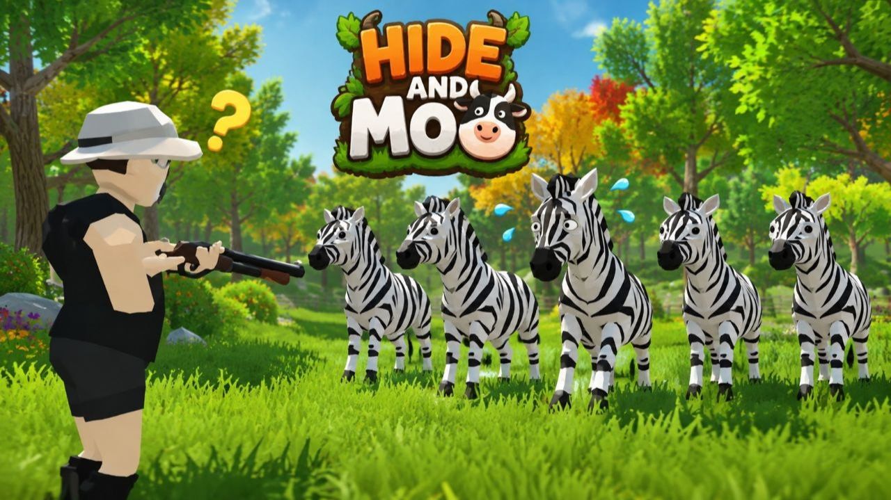 КТО ИЗ ЭТИХ ЖИВОТНЫХ НАСТОЯЩИЙ ИГРОК?! | Hide And Moo