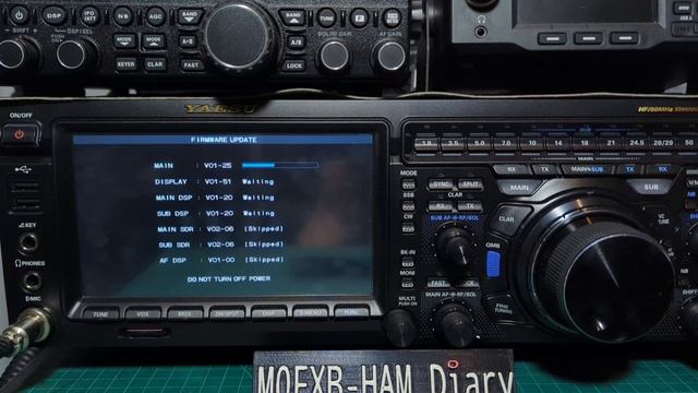 YAESU FT101DX - NEW FIRMWARE - FULL INSTALL V01-25 , AUGUST 2023