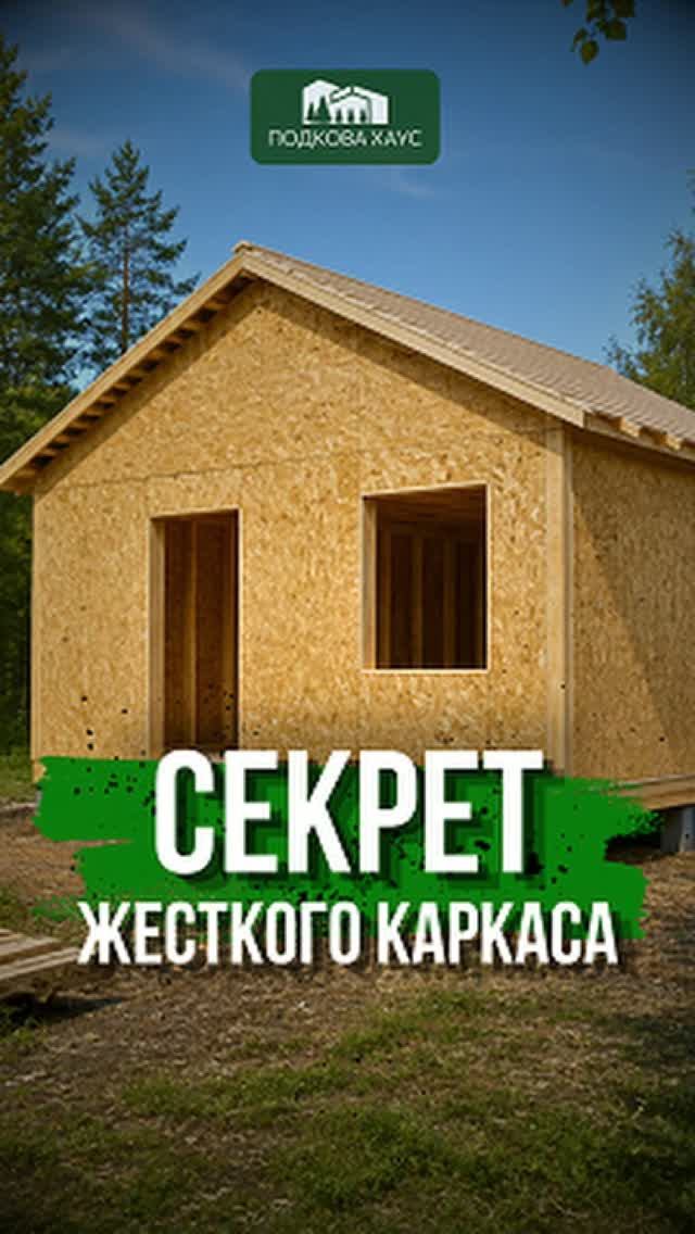 Секрет жесткого каркаса #строительствожилья #стройка #дом #shorts