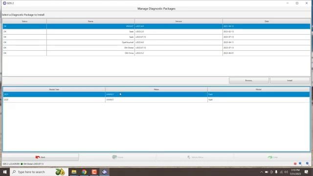 Install GDS2 GM Offline Ver 07.2023 - Device J2534