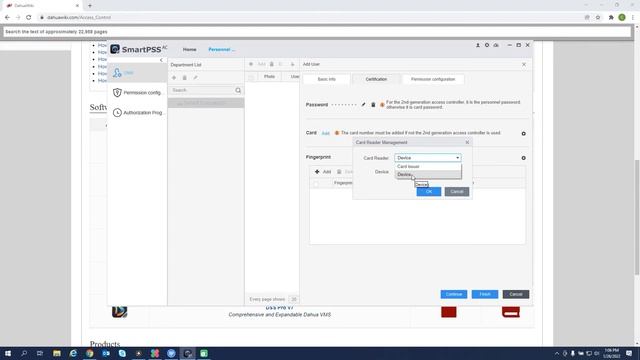 Dahua Access Control Setup Walkthrough