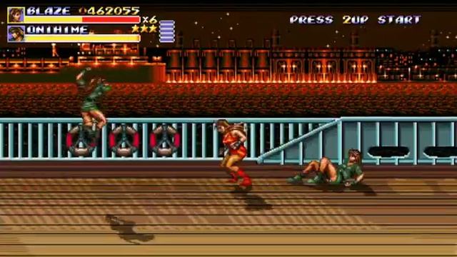 Streets Of Rage Remake V5.2 - SOR3 Blaze - SOR1 Route (Mania) 1CC - 1 Life Start