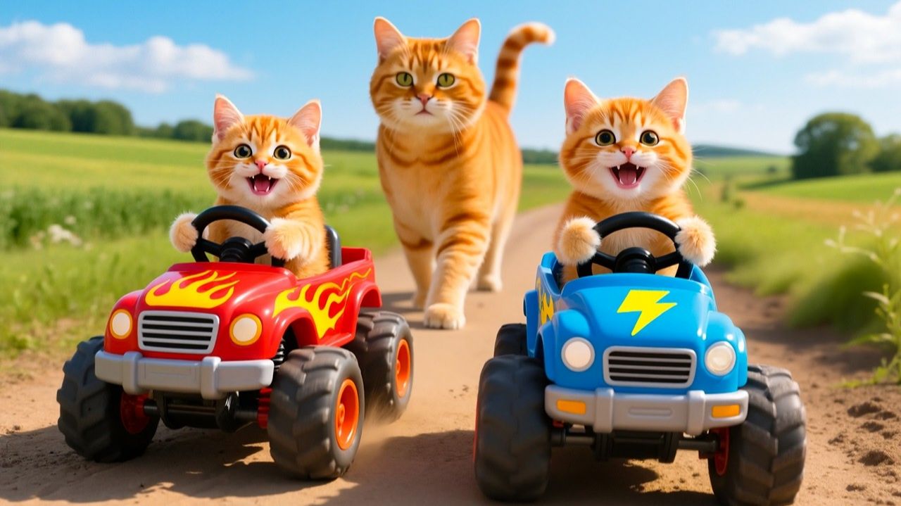 🐾 Мама-кошка подстригает шерсть на ферме и делает тигровую шапку для котят дома🐾🎩🐯