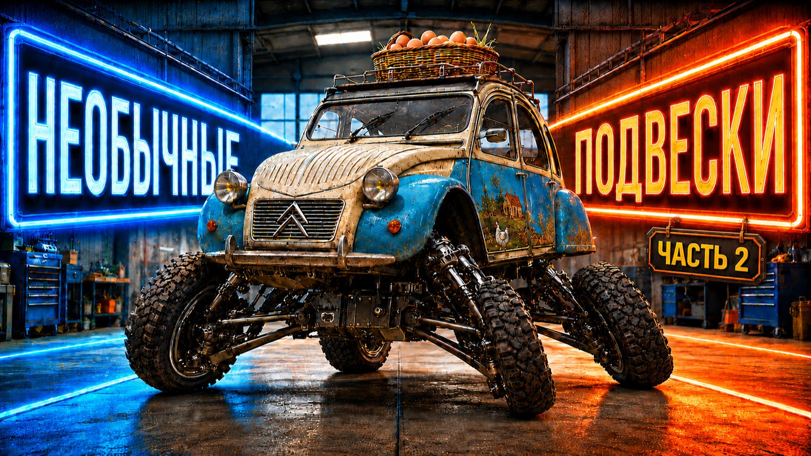 Инженеры СОШЛИ С УМА! Как это вообще ездит? САМЫЕ необычные автомобильные подвески