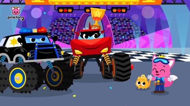Полицейская машина сломалась! | Город машин | Поймай вора | Veo Veo | Pinkfong Car Story