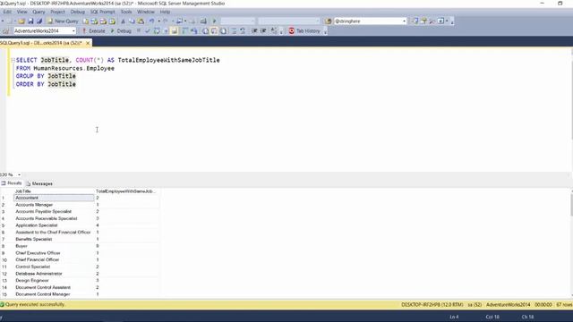 Grouping Data With GROUP BY Clause Part-1 - Module 2 ( Part 9 Of 13)