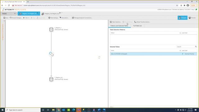 Qlik Replicate: How To Configure A Many-to-one Replication